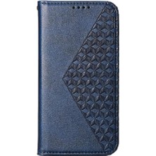 BDT Boutique IPhone 15 Için Flip Case Pro El Kayışı Günlük Kullanım Eşkenar Dörtgen Şekli Standı Cüzdan (Yurt Dışından)