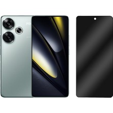 Microcase Poco F6 / Xiaomi Redmi Turbo 3 5g Privacy Gizlilik Filtreli Tam Kaplayan Tempered Cam - AL3125