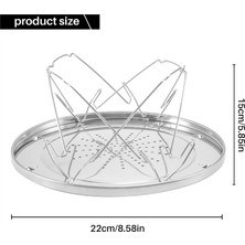 Qcuiil 4 Dilim Kamp Ekmek Tost Tepsisi Gaz Sobaları Ocak Barbekü Kamp Tost Makinesi Rafı (Yurt Dışından)