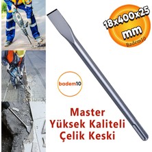 Master Sds Max Geniş Ağızlı Keski 18 mm x 400 mm x 25 mm