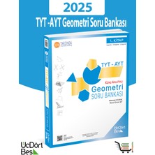 ÜçDörtBeş Yayınları 345 - Tyt-Ayt 2025 Model Geometri Soru Bankası - Güncel Baskı