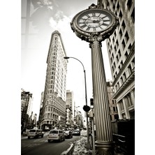 Binlerce Tablo Beşinci Cadde Flatiron Binası Cam Tablo | Hediyelik, Dekoratif, Ofis, Mutfak