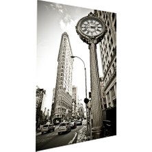 Binlerce Tablo Beşinci Cadde Flatiron Binası Cam Tablo | Hediyelik, Dekoratif, Ofis, Mutfak
