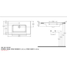 İsvea Sistema T Flat Lavabo 81CM