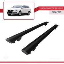 DBC Online Volkswagen Passat (B6) Varıant 2005-2010 Arası  Hook Model Anahtar Kilitli Ara Atkı Tavan Barı Siyah