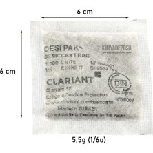 Pars Nem Alıcı Aktif Kil Paketi 5.5 gr 1500 Adet