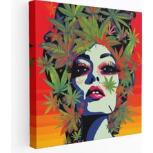 Pop Art Ot Kanvas Tablo - Ot, Kanvas Tablo, Ev Dekorasyonu, Esrar Meraklıları, 30X30