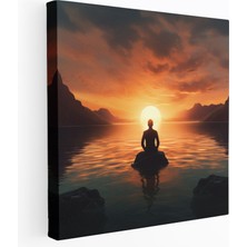 Painted Anarchy Zen Sunrise Duvar Dekorasyonu - Zen, Gündoğumu, Ev Dekorasyonu, Aydınlanma, 30X30