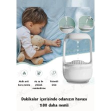 Qasul Yeni Nesil Hava Nemlendirici Anti Yerçekimi Su Damlacıklı Sessiz Çalışan Buharlı Difüzör