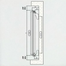 Aeon Hestia Alüminyum Dikey Radyatör Panel 900 x 445 Beyaz 5 Dilim