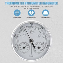 3'ü 1 Kadranlı Tip Hava Istasyonu Barometre Termometre Higrometre Barometrik Basınç Sıcaklık Nem (Yurt Dışından)