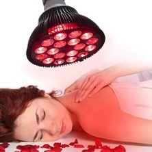 Kırmızı Işık Terapisi Ampulleri (18 Led) - 660 Nm Kırmızı ve Nm Yakın Kızılötesi Dalga Boyları - Ağrı Giderme ve Cilt Gençleştirme (Yurt Dışından)