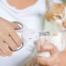 Pet Tırnak Makası Makas USB Şarj Köpek Bakım Makas Profesyonel Tımar Aracı Küçük Köpek Kedi Için LED Işık Tırnak Düzeltici | Köpek Tırnak Makası (Yurt Dışından)