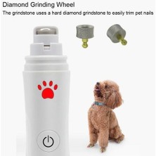 LED Petural Köpek Tırnak Öğütücü ve Clippers 3 Hız Şarj Edilebilir Elektrikli Pet Tırnak Giyotin Ağrısız Paws Bakım Kırpma Aracı | Köpek Tırnak Makası (Yurt Dışından)