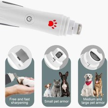 LED Petural Köpek Tırnak Öğütücü ve Clippers 3 Hız Şarj Edilebilir Elektrikli Pet Tırnak Giyotin Ağrısız Paws Bakım Kırpma Aracı | Köpek Tırnak Makası (Yurt Dışından)