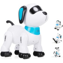 Elektronik Robot Köpek Dublör Köpek Uzaktan Kumanda Robot Köpek Oyuncak Ses Kontrol Programlanabilir Dokunmatik Sense Müzik Dans Oyuncak | Rc Robot (Beyaz) (Yurt Dışından)