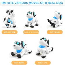 Elektronik Robot Köpek Dublör Köpek Uzaktan Kumanda Robot Köpek Oyuncak Ses Kontrol Programlanabilir Dokunmatik Sense Müzik Dans Oyuncak | Rc Robot (Beyaz) (Yurt Dışından)