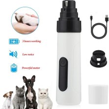 Köpekler Için Tırnak Makası Tırnak Öğütücü Profesyonel Bakım Giyotin Elektrikli Kedi Pençe Clipper USB Pet Tırnak Kırpma Aracı N16 | Köpek Tırnak Makası (Tip A) (Yurt Dışından)