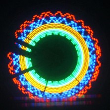 32LED Bisiklet Bisikletleri Bisiklet Gökkuşağı Tekerlek Sinyali Lastiği Jant Işık Konuştu (Yurt Dışından)