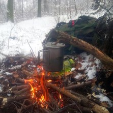 Titanyum Fincan, Titanyum Kase, Saf Titanyum Katlanır Fincan, Kaynar Su, Taşınabilir Açık Piknik Sofra (Yurt Dışından)