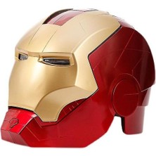 Avengers 1:1 Demir Adam Elektrikli Kask Cosplay Maske Çocuklar Yetişkin Aydınlık Maske Parti Hediye (Yurt Dışından)