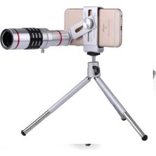 18X Monoküler Telefon Teleskop Üçgen Seti, Metal Hd Fotoğraf Seyahat Fotoğrafçılık Artefakt (Yurt Dışından)