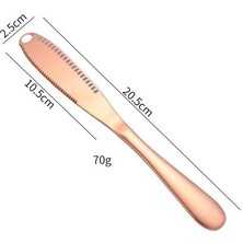Paslanmaz Çelik Tereyağı Bıçağı Çatal Bıçak Peynir Tereyağı Bıçağı Ekmek Reçel Bıçak Peynir Tereyağı Bıçağı (Yurt Dışından)
