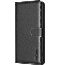 YH Market Oppo Oppo 11F 5g Rfıd Engelleme Kart Tutucu Kickstand Pu Için Flip Case (Yurt Dışından)