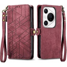 YH Market Huawei Pura 70 Pro Için Flip Case Artı Darbeye Deri Kılıf Kapak Çevirin (Yurt Dışından)