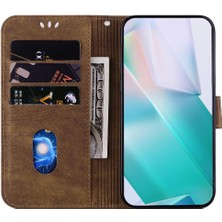 YH Market Huawei Nova 12 Pro Flip Folio Tutucu Kapak Kart Cep Kabartmalı (Yurt Dışından)