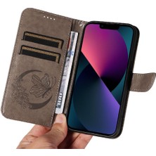 YH Market Kredi Kartı Yuvası ile IPhone 14 Için Flip Case Ayrılabilir El Kayışı Yüksek (Yurt Dışından)