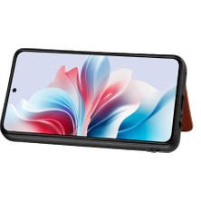 YH Market Oppo Için Kılıf Oppo 11F 5g Komple Kamera Güvenlik Manyetik Kart Tutucu Rfıd (Yurt Dışından)