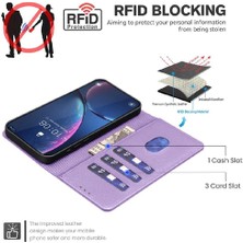 YH Market Oppo Oppo 11F 5g Rfıd Engelleme Kart Tutucu Kickstand Pu Için Flip Case (Yurt Dışından)