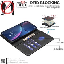 YH Market Realme 12 Pro 5g Için Flip Case Cüzdan Rfıd Engelleme Pu Deri Kart Tutucu (Yurt Dışından)