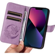 YH Market Kredi Kartı Yuvası ile IPhone 14 Için Flip Case Ayrılabilir El Kayışı Yüksek (Yurt Dışından)