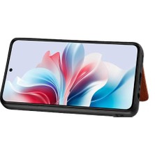 YH Market Oppo Için Kılıf Oppo 11F 5g Komple Kamera Güvenlik Manyetik Kart Tutucu Rfıd (Yurt Dışından)