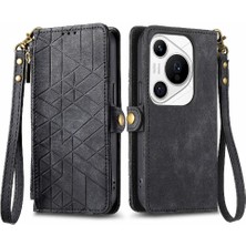 YH Market Huawei Pura 70 Pro Için Flip Case Darbeye Deri Kılıf Cüzdan Çevirin (Yurt Dışından)