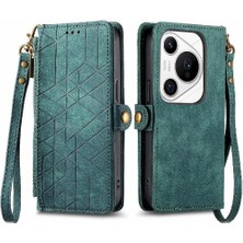 YH Market Huawei Pura 70 Pro Için Flip Case Darbeye Deri Kılıf Cüzdan Çevirin (Yurt Dışından)