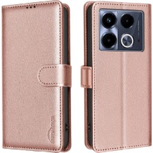 YH Market Infinix Not 40 4g Rfıd Engelleme Kart Tutucu Kickstand Pu Için Flip Case (Yurt Dışından)