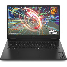 Hp Omen 17-DB0015NT A44QLEA Amd Ryzen 7-8845HS 32GB Ram 1tb SSD 8gb Nvıdıa Geforce RTX4070 17.3 Inç Qhd 240Hz Freedos Siyah