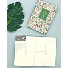 Tropikal Çiçekli Ajanda Defter Planlayıcı-Bullet Journal