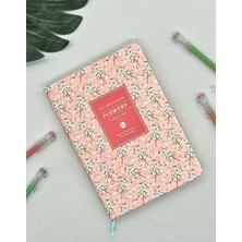 Kiraz Çiçekli Ajanda Defter Planlayıcı-Bullet Journal