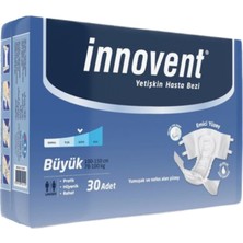 İnnovent Yetişkin Hasta Bezi Belbantlı Büyük Boy (Large) 30 Adet