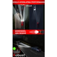 Robust LED Xenon H11 S8 15000 Lümen 50 Watt Csp 12V-24V Uyumlu Kısa Tıp