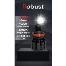 Robust LED Xenon H11 S8 15000 Lümen 50 Watt Csp 12V-24V Uyumlu Kısa Tıp