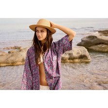 Christina's Storm Purple Paisley Limited Edition Kimono