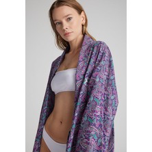 Christina's Storm Purple Paisley Limited Edition Kimono