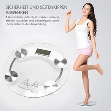 Hobimtek Dijital Terazi LCD Ekran Temperli Cam Banyo Baskülü Vücut Tartısı Kilo Ölçer 180 kg Hassas
