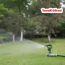 Nzb Toprağa Gömmeli Hareketli Vurmalı Tabanca Plastik Kazıklı Su Fıskiyesi Bahçe Çim Sulama Aparatı