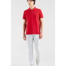 Levi's Polo Yaka Relaxed Fit Kısa Kollu Kırmızı Erkek Pamuk T-Shirt - A0229-0009